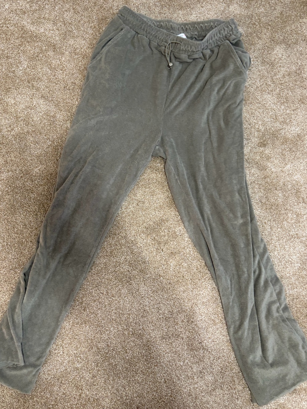 Better Be Olive Green Drawstring Lounge Pants